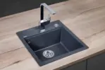 Granitový dřez bez odkapu DG00C50dg Cubis TMAVĚ ŠEDÝ
