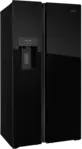 Americká lednice s výrobníkem ledu LA7691bc BLACK