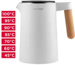 Rychlovarná konvice s regulací teploty 1,5 l Salt & Pepper RK3300
