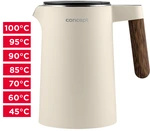 Rychlovarná konvice s regulací teploty 1,5 l NORWOOD, vanilková RK3304