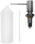 Dávkovač saponátu kulatý 350ml chrom DS350ss
