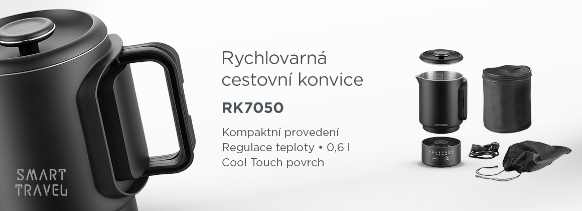 Cestovní rychlovarná konvice s regulací teploty 0,6 l Smart Travel Concept